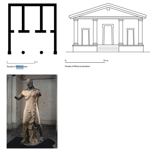<p>Temple of Minerva at Veii with Apollo Structure - 510-500 BCE</p>