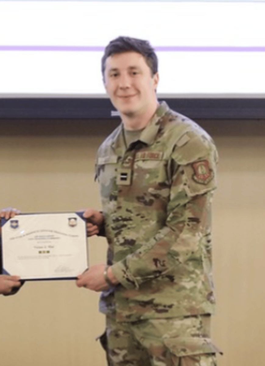 <p>Cadet Major Victor J. Mai</p>