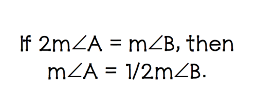 if a = b, then a/c = b/c, c≠0 (divide the same thing to both sides of the equation)