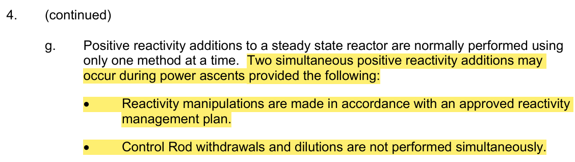 <p>NMP-OS-001 Reactivity Management Program</p><p>OATC Guidance Rod Movement</p>