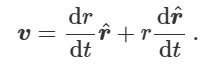 <p>as magnitude and direction vary as r and theta move</p>