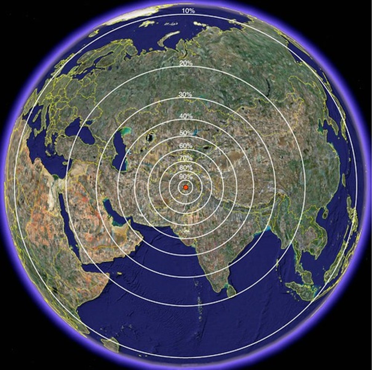 <p>the effect of distance on cultural or spatial interactions;</p><p>the interaction between 2 locations declines as the distance between them increases</p>