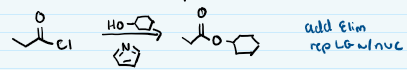 alcohol, pyridine