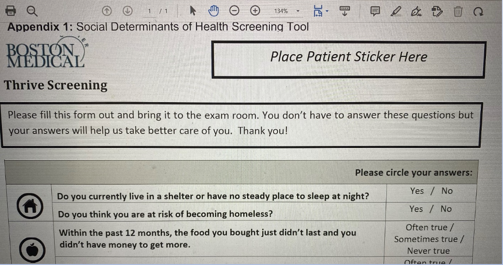 <p>Boston THRIVE Tool</p>