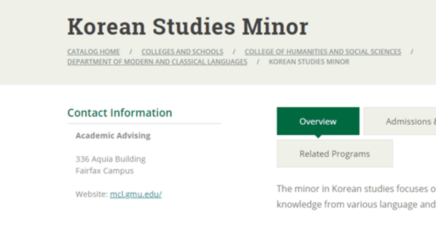 <p>minor</p>