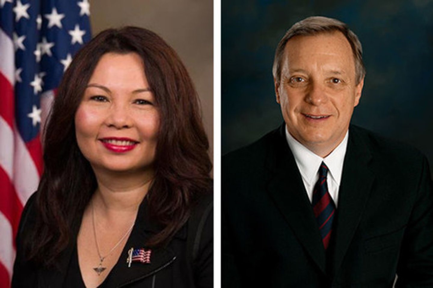 <p>Tammy Duckworth</p><p>Dick Durbin</p>