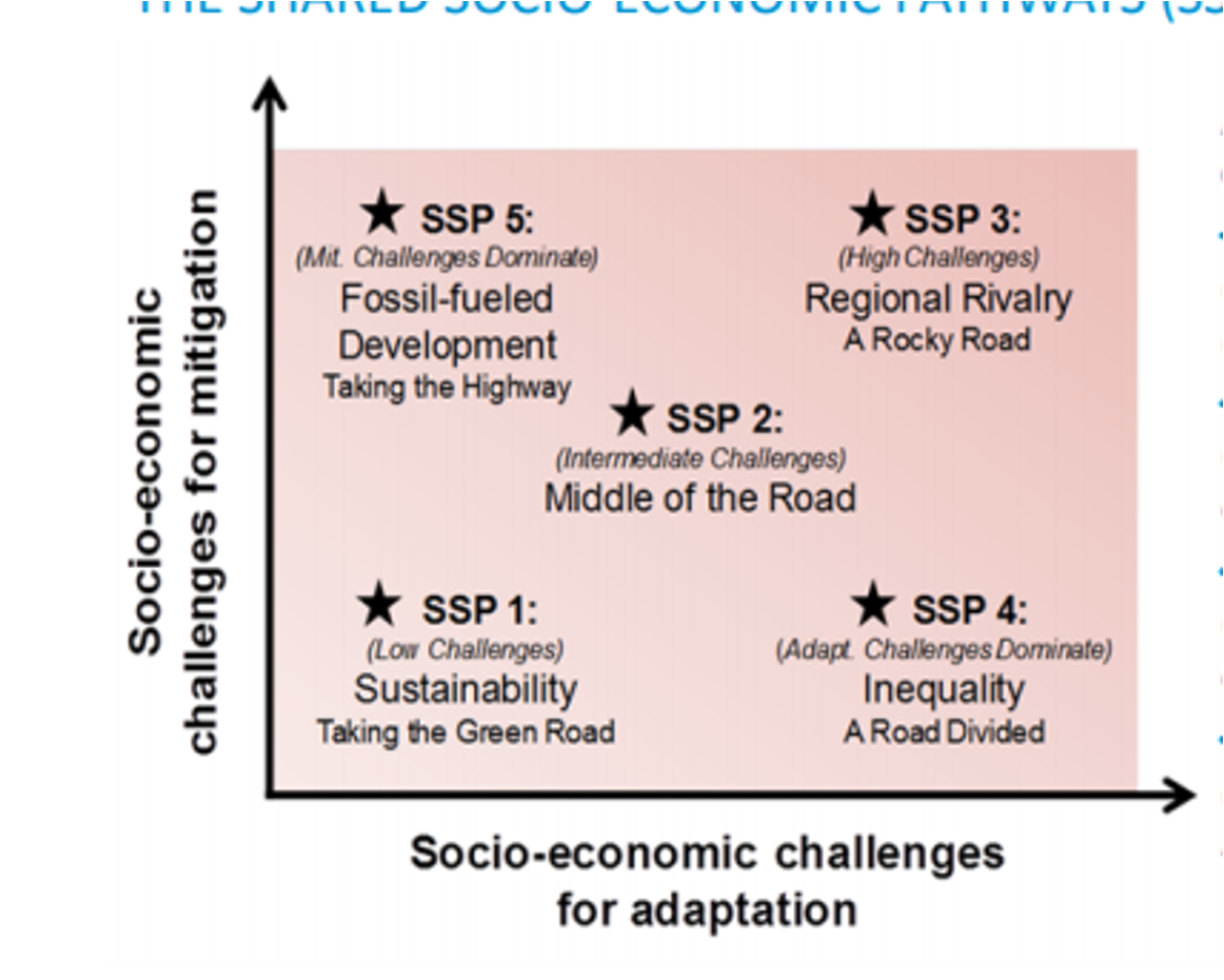 <ul><li><p>Population projection</p></li><li><p>Economic growth</p></li><li><p>Technological trends</p></li><li><p>Geopolitical trends</p><p></p></li></ul>