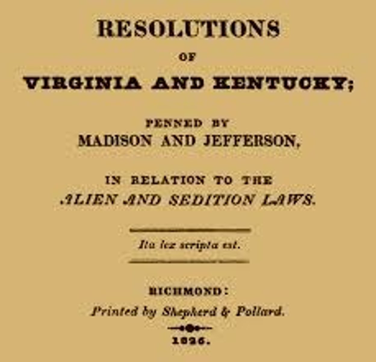 <p>In 1799, two states passed resolutions that argued states had the right to nullify laws passed at the federal level. (p. 117)</p>