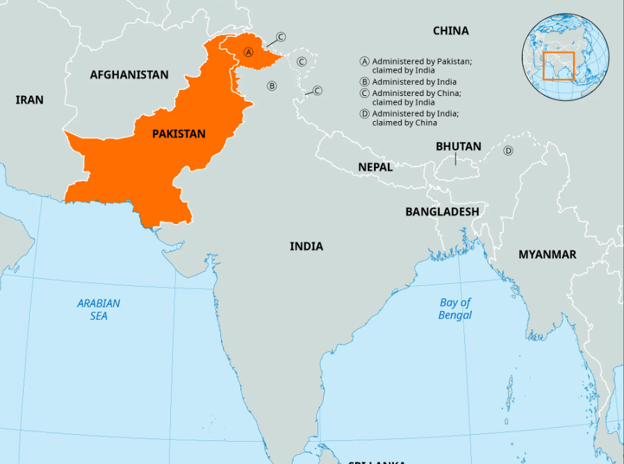 <p>South Asia; Islamic republic</p>