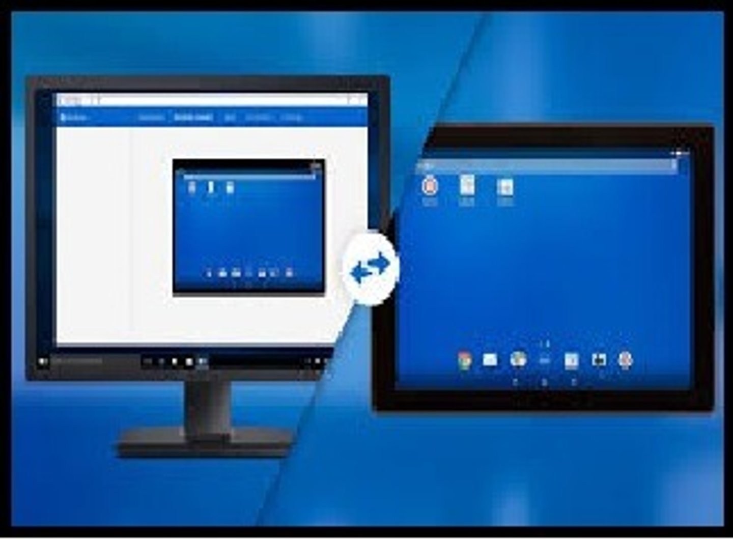 <p>to share the screen</p>