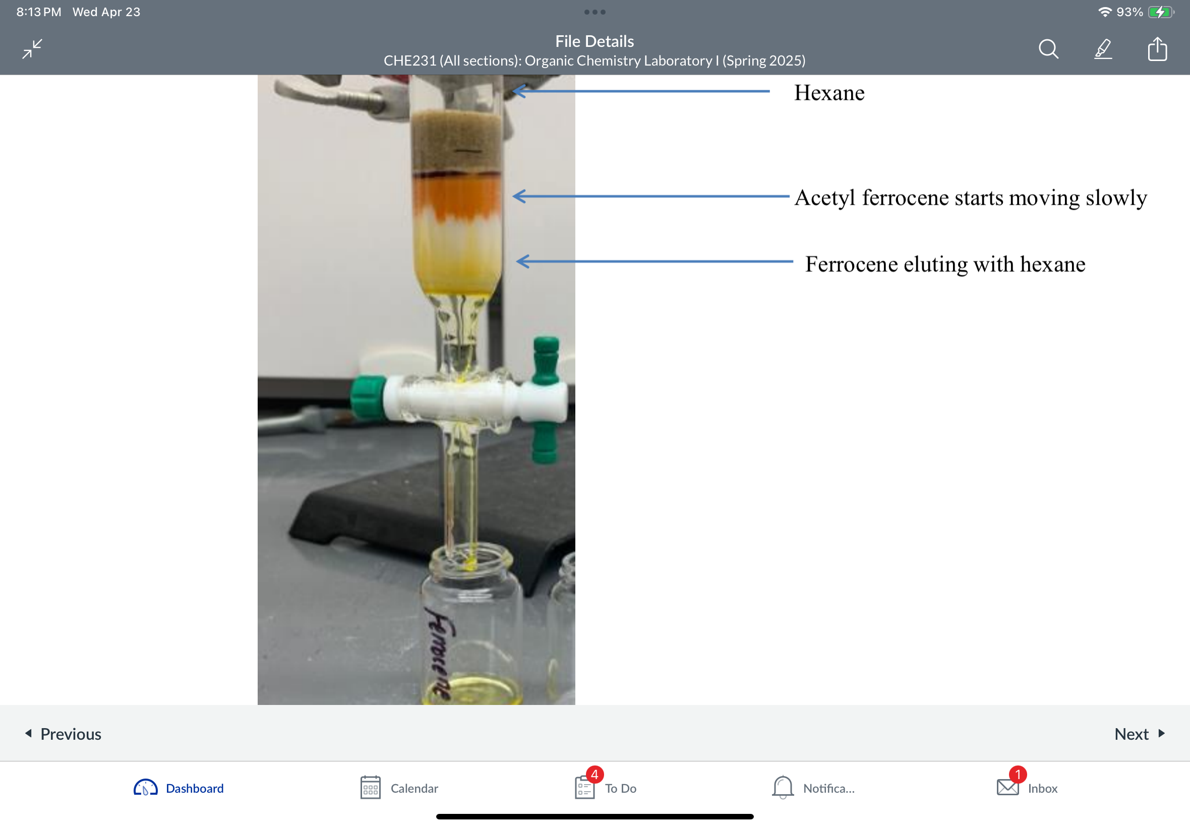 <p>Change the pilarity of the mobile phase</p>