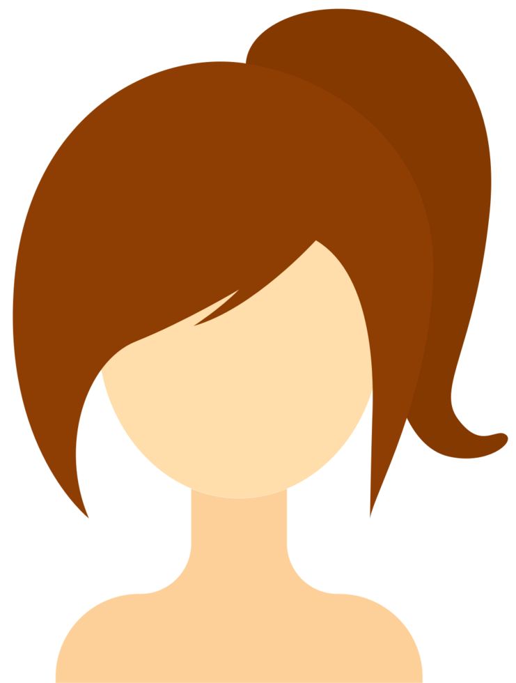 <p>brązowe włosy</p>