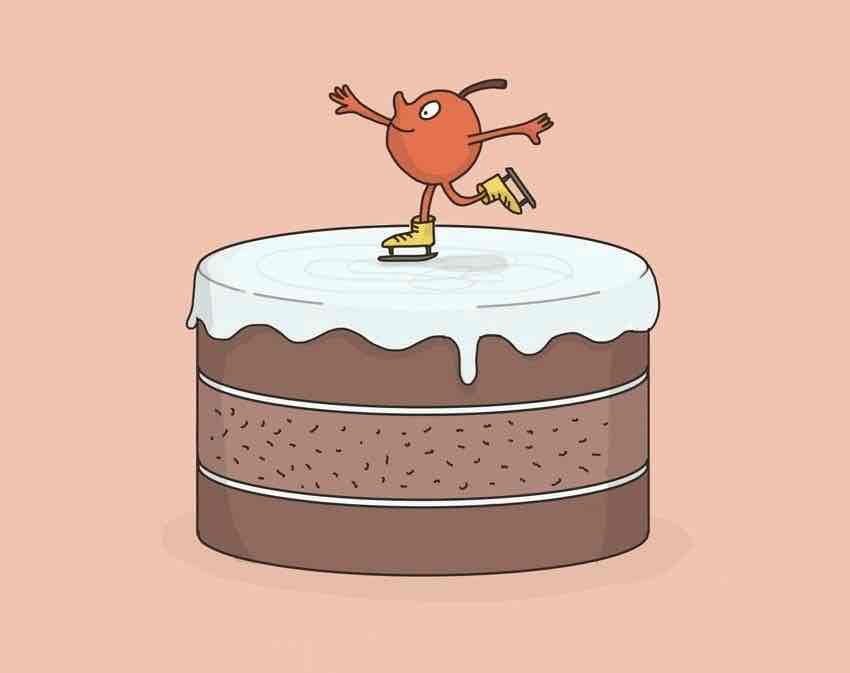 <p>The icing on the cake</p>