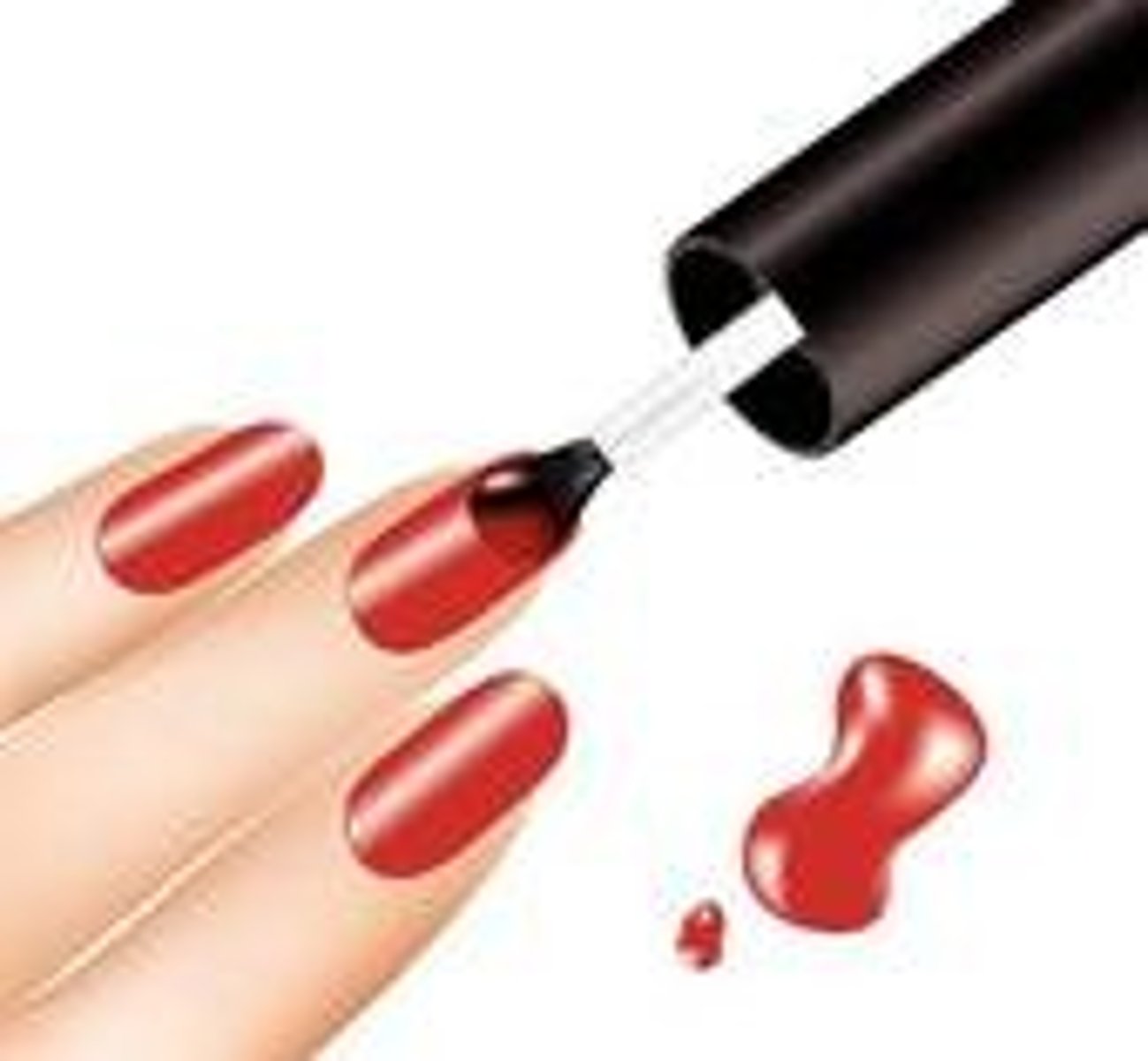 <p>to paint one's nails</p>