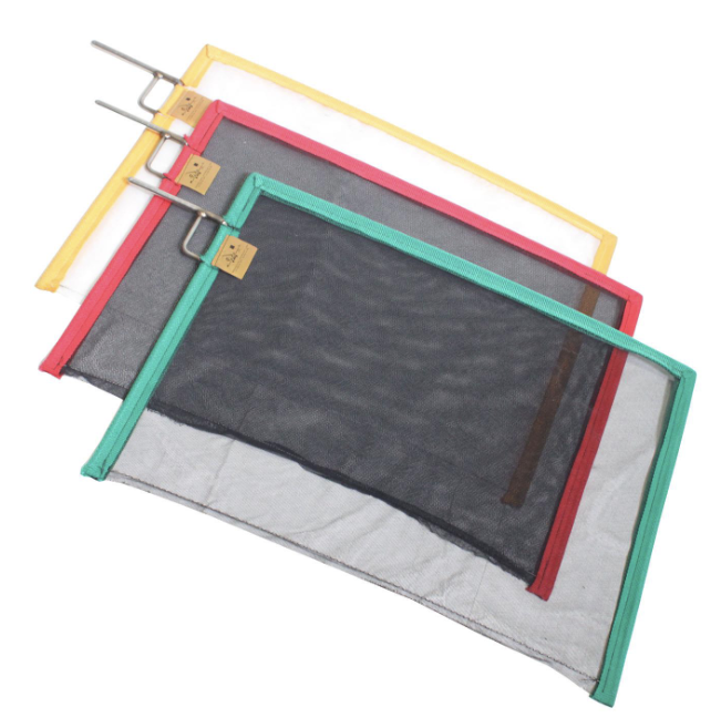 <p>a panel that is mounted on a stand and used to block, shape, or manipulate light.</p>