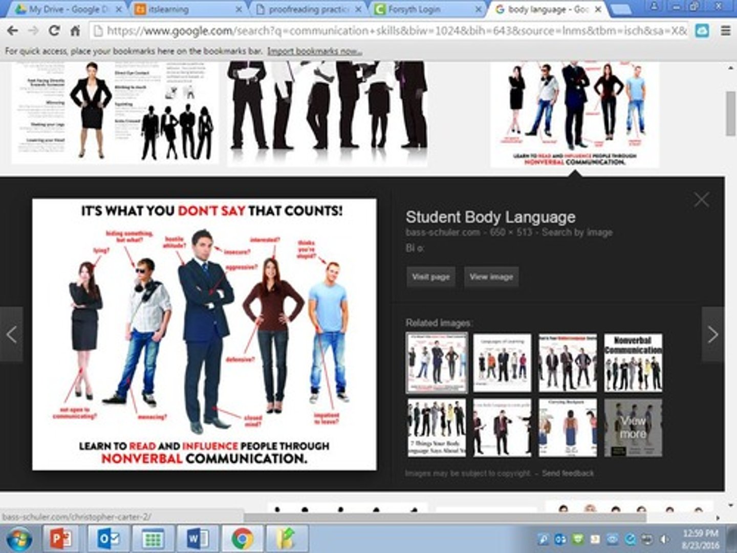 <p>A source of nonverbal confirmation or denial of our verbal message.</p>