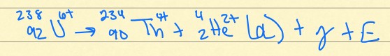 <p>This is an example of what kind of radioactive decay?</p>