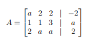 <ul><li><p>augmented matrix has coeffs that are variables</p></li><li><p>to be consistent, they must be values that allow rank(A) to equal rank(A|b)</p></li></ul><p></p>