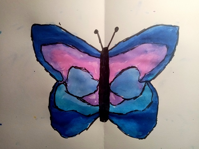 <p>Wyczuwa się równowagę po bokach osi obrazu są takie same lub</p><p>podobne</p>