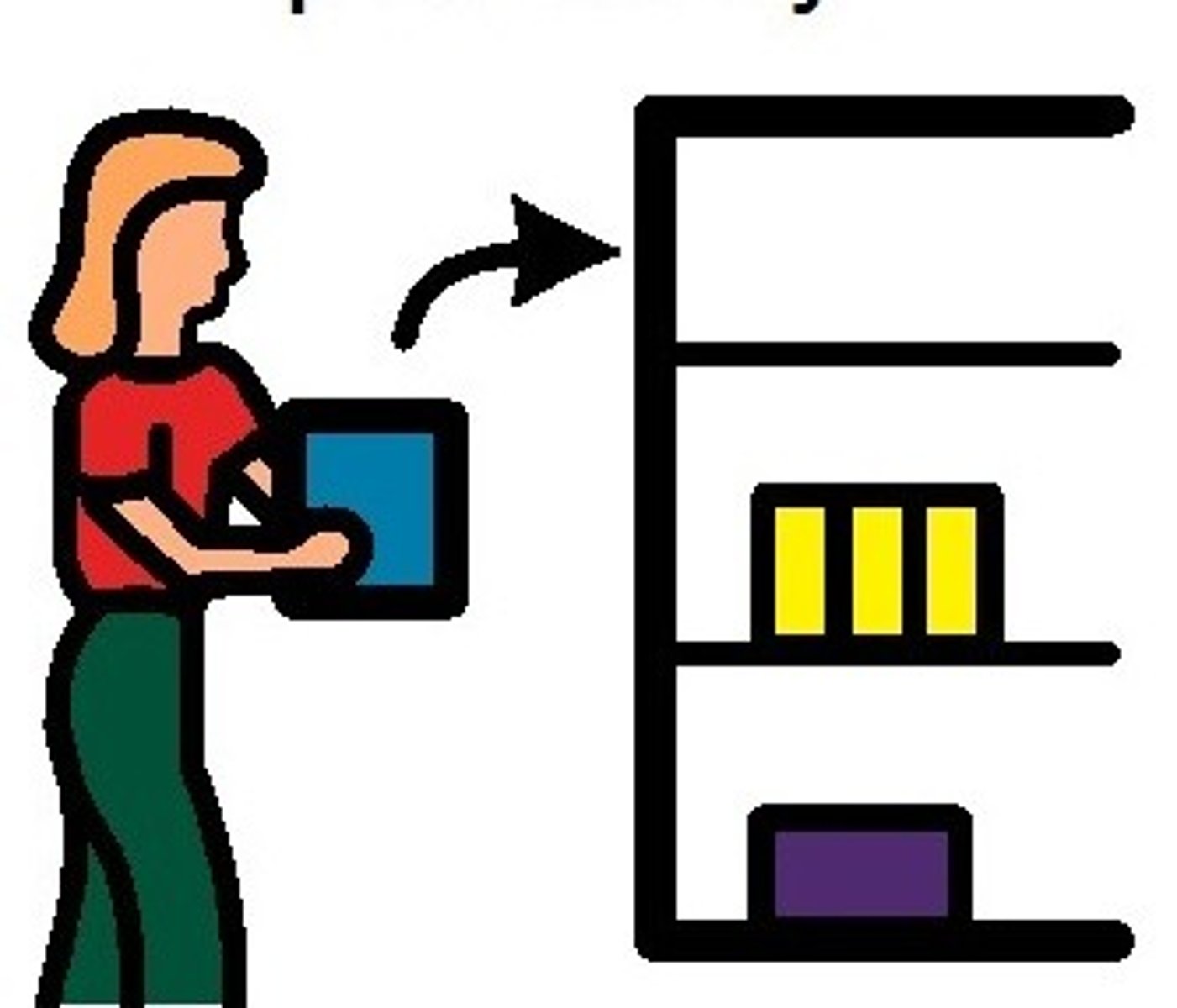 <p>to put</p>