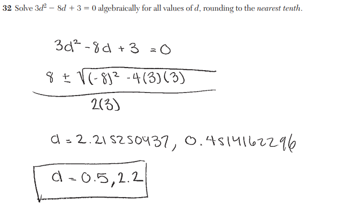 <p>d=0.5,2.2</p>