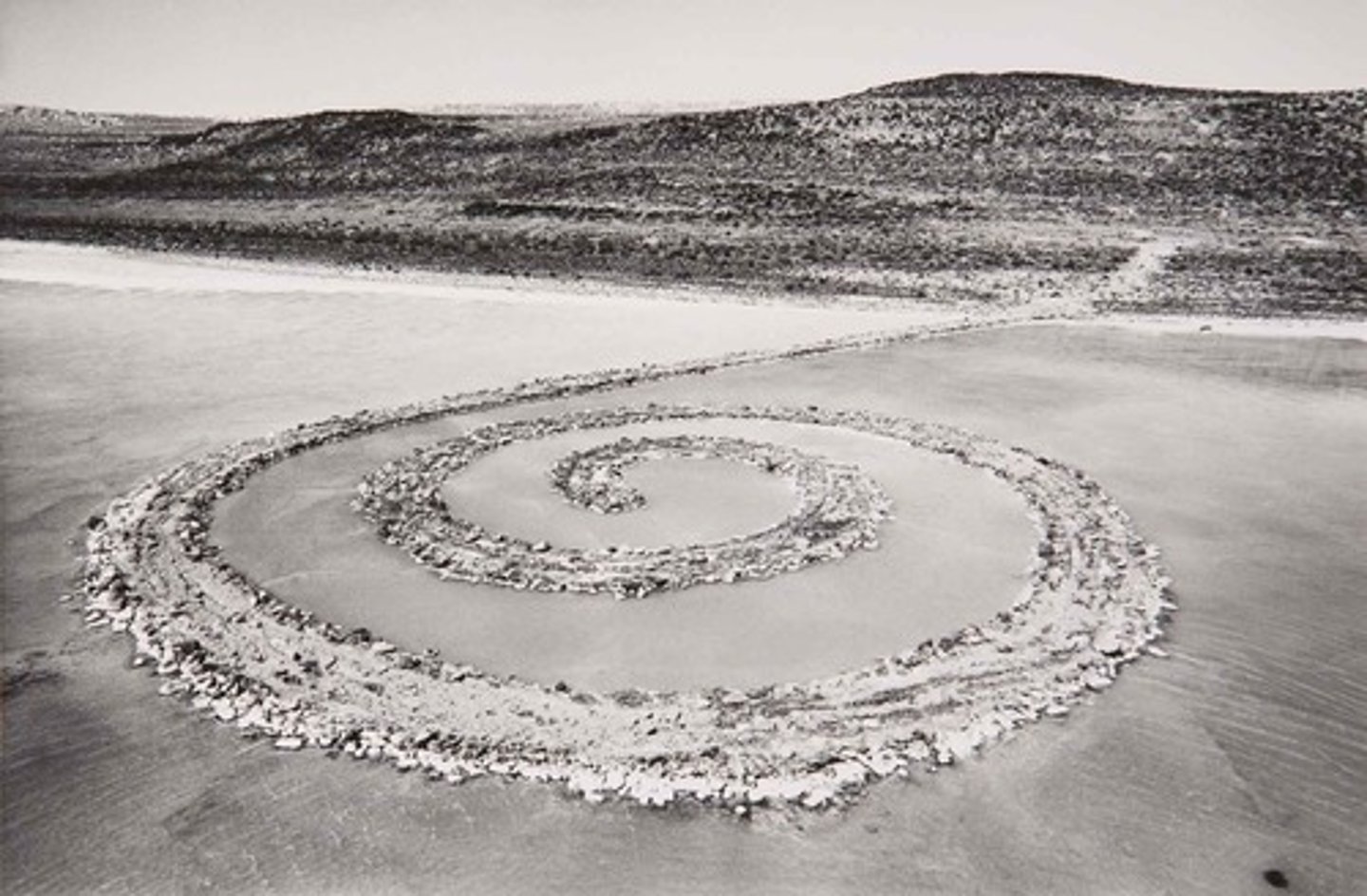 <p>Site-Specific Art, Smithson, American, 1970, Salt Lake, Utah</p>