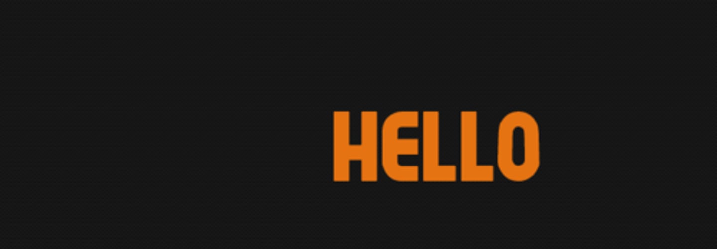 <p>Hello. / Hi.</p>