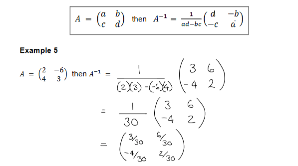 <p><span style="font-size: calc(var(--scale-factor)*12.34px)">Given a matrix 𝐴 if there exists a matrix 𝐵 such that 𝐴𝐵 = 𝐵𝐴 = 𝐼 then matrix 𝐵 is</span><span><br></span><span style="font-size: calc(var(--scale-factor)*12.34px)">said to be an inverse matrix of 𝐴. We denote an inverse matrix by 𝐴</span><span style="font-size: calc(var(--scale-factor)*8.76px)">−1 </span><span style="font-size: calc(var(--scale-factor)*12.34px)">rather than a different letter.</span></p>