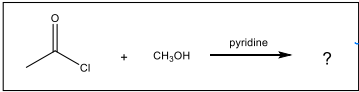 <p>What major organic product is formed in the nucleophilic acyl substitution reaction shown?</p>