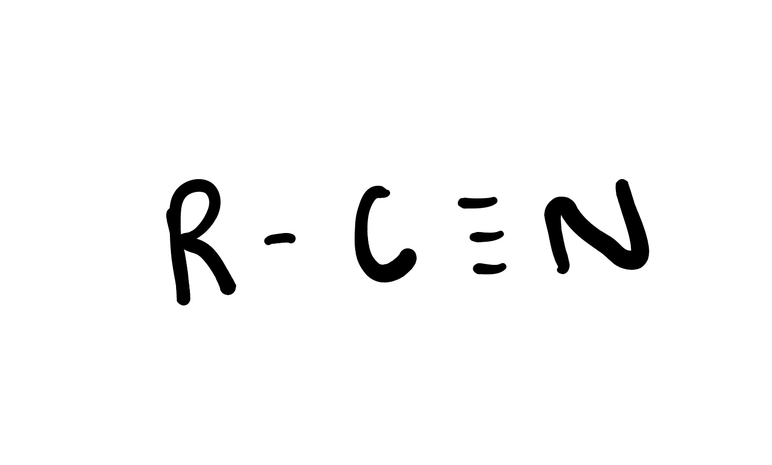 <p>is an organic compound containing a cyano group (-C≡N) attached to a carbon atom. Nitriles are used in the production of plastics, pharmaceuticals, and as solvents. </p>