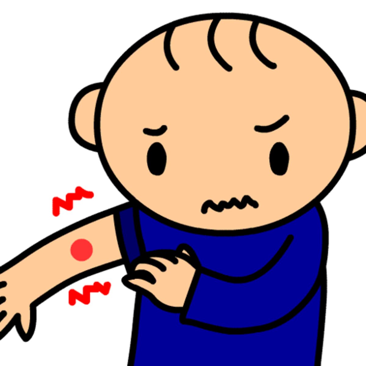 <p>itchy, いAdj.</p>