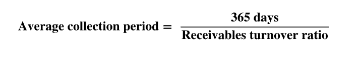 <ul><li><p>approximate days average accounts receivable balance is outstanding</p></li></ul><p></p>