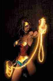 <p>Wonder Woman tieing her lasso(lasso)</p>