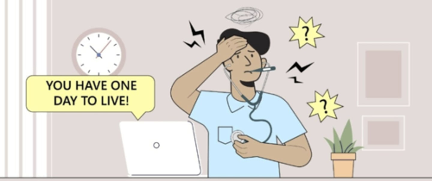 <p>- Misinterpretation of physical symptoms</p><p>- Will think symptoms will lead to a deadly disease</p><p>*think of a hypochondriac</p>