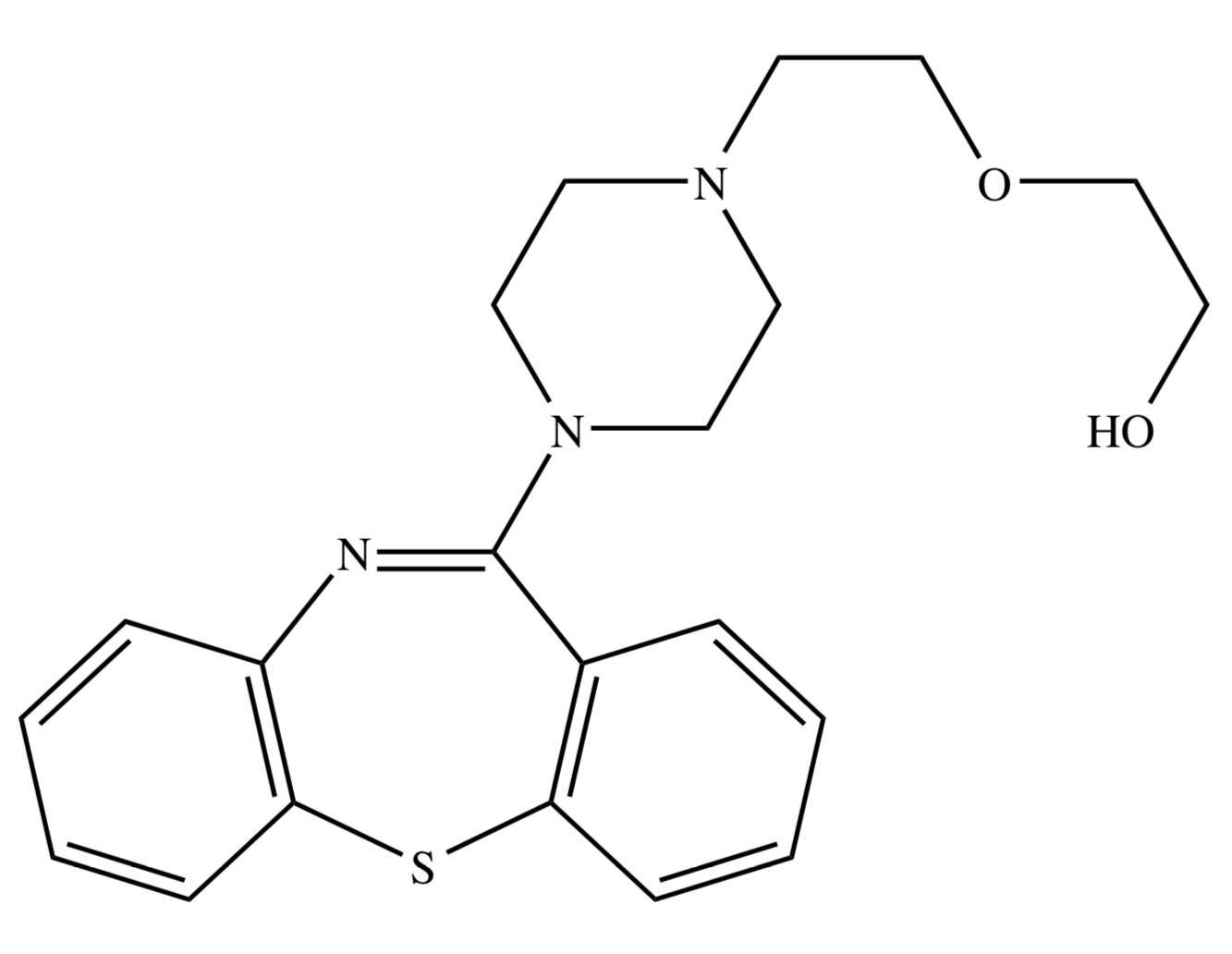 <p>DIARYLAZEPINE DERIVATIVES: <strong>QUETIAPINE</strong></p>