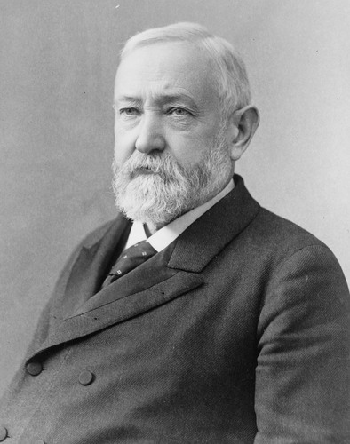23rd US president who signed the McKinley Tariff Act raising tariffs