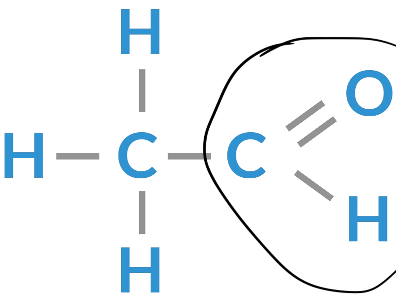 <p>Carbonyl,<span>Aldehyde</span></p>