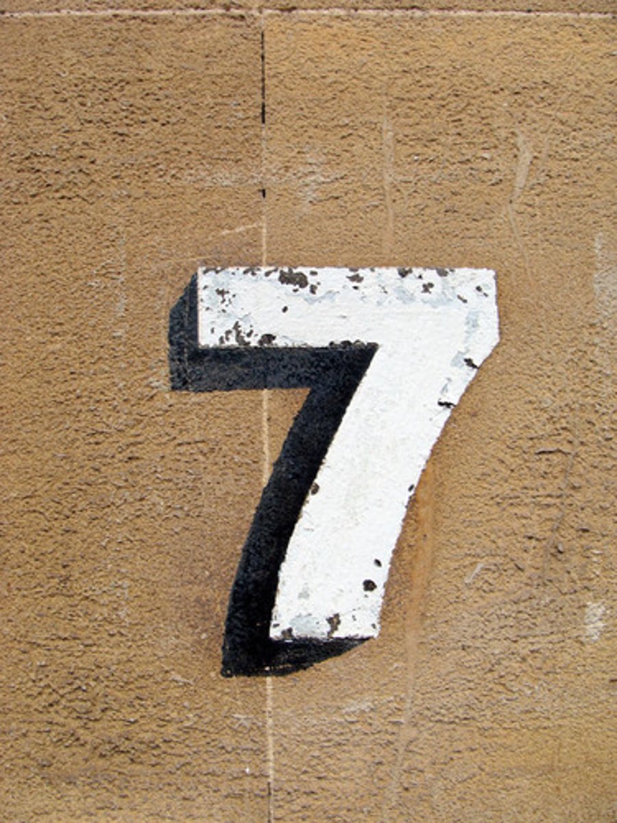 <p>7 (nº chino)</p>