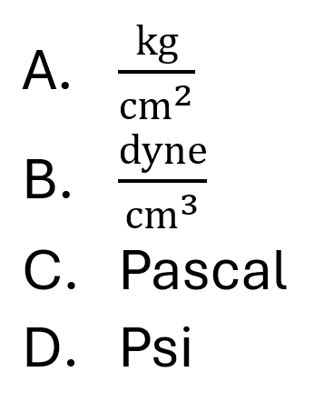 <p>What is the SI unit of pressure </p><p></p>