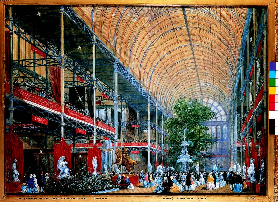 <p>Use of iron and glass in Crystal Palace</p>