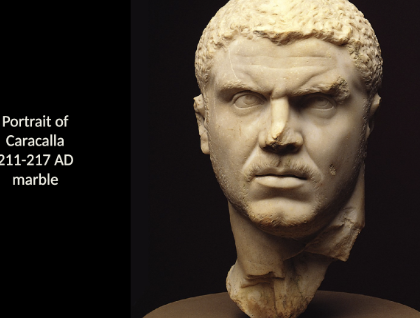 <p>Portrait of Caracalla- marble </p>