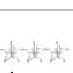 <p>Three silver stars</p>