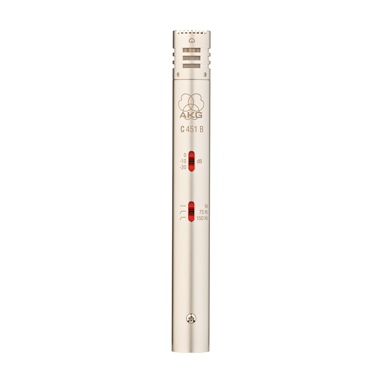 <p>451; small-diaphragm condenser mic; cardioid polar pattern; vocals (conductor)</p>