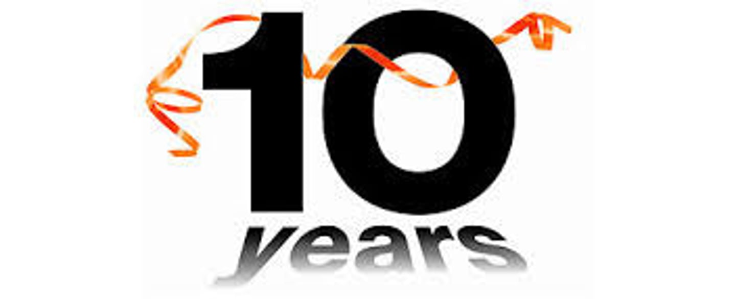 <p>a period of time -- 10 years</p>