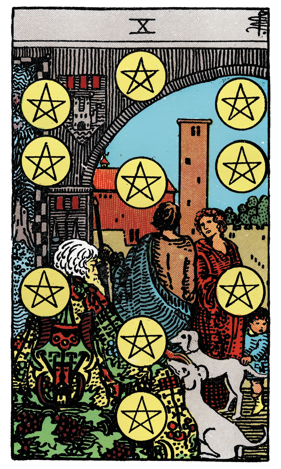 <p>X of Pentacles</p>