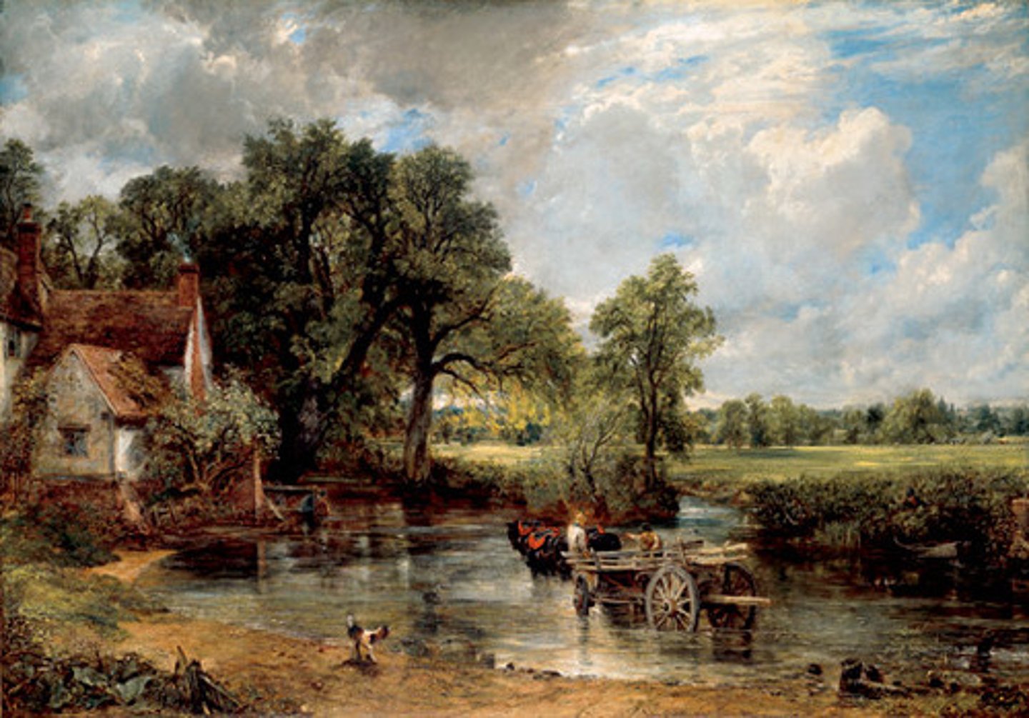 <p>romanticism <br>- naturilism<br>-light and atmosphere <br>- loose expressive brushwork<br>- works reflected emotional attath=chment to specific</p>