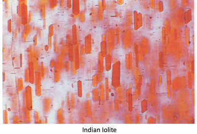 <p>Plates of iron oxide</p>