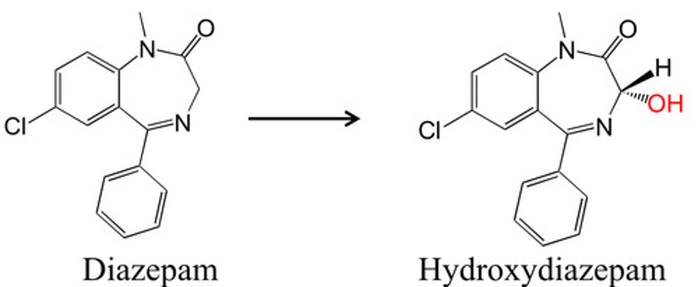 <p>find carbon attached to a c=N and add OH to it</p>