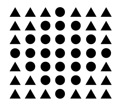 <p><span>similar elements are visually grouped (color, shape, size, etc) regardless of their proximity to each other</span></p>