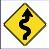 <p>This warning sign means</p>